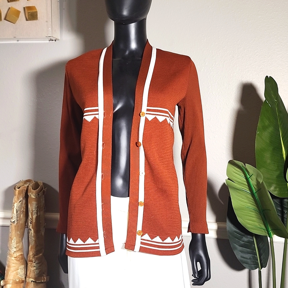 A Beautiful Button Down Sweater Top - image 1